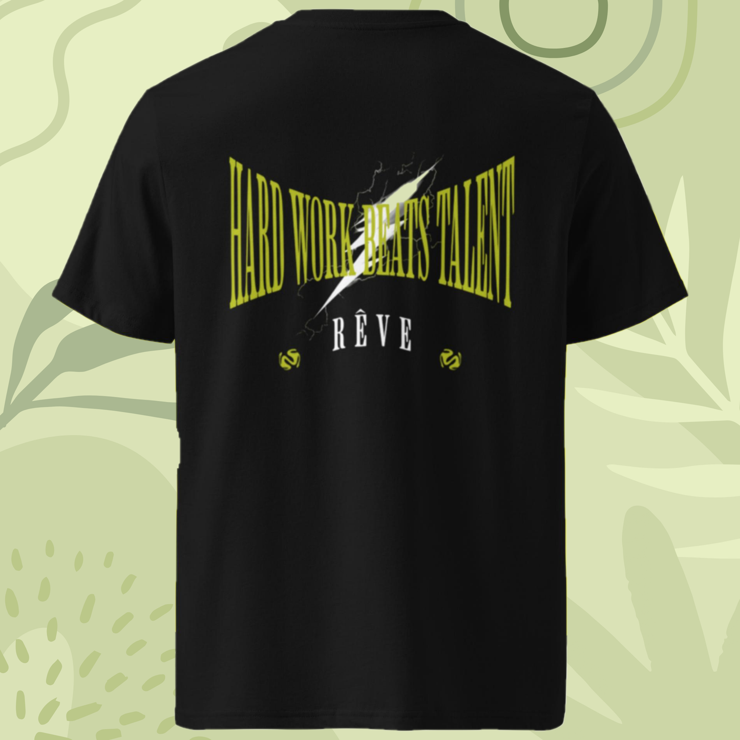 Unisex organic ribbed neck t-shirt